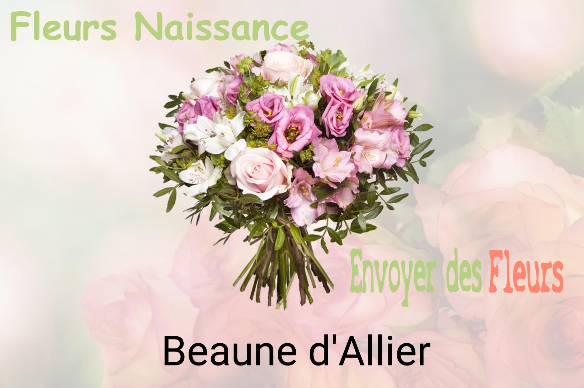 Bouquet de fleurs de naissance livré à Beaune-d'Allier